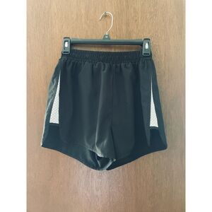 Black and White Running Shorts
